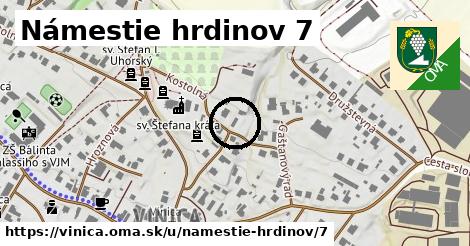 Námestie hrdinov 7, Vinica