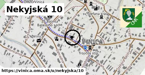 Nekyjská 10, Vinica