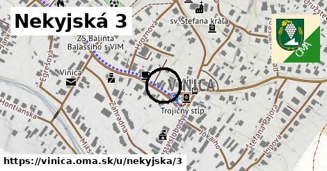 Nekyjská 3, Vinica