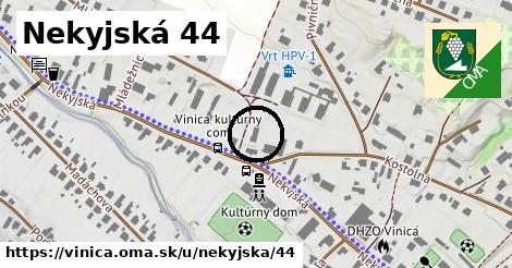 Nekyjská 44, Vinica