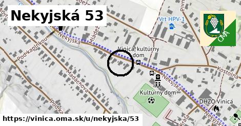 Nekyjská 53, Vinica