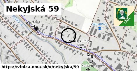 Nekyjská 59, Vinica