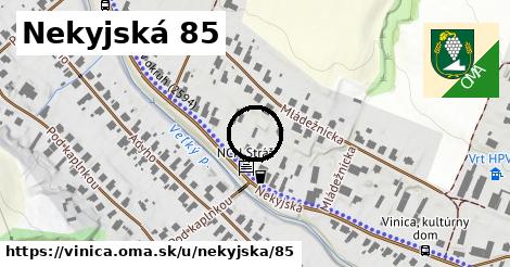 Nekyjská 85, Vinica