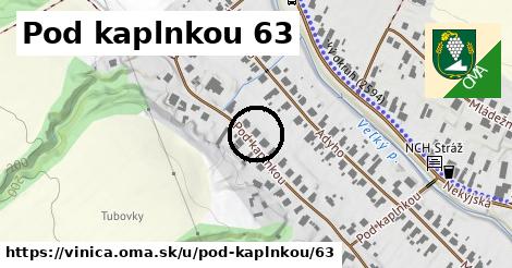 Pod kaplnkou 63, Vinica