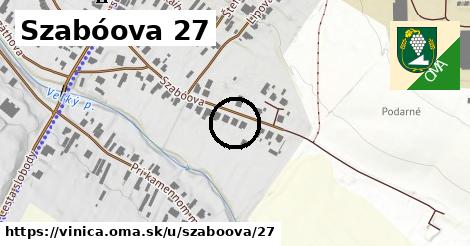 Szabóova 27, Vinica