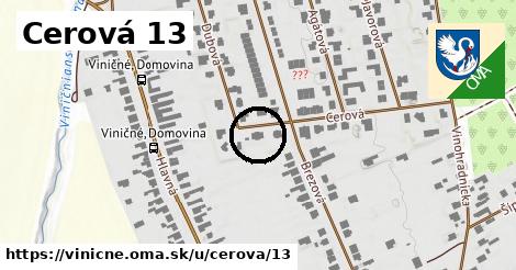 Cerová 13, Viničné