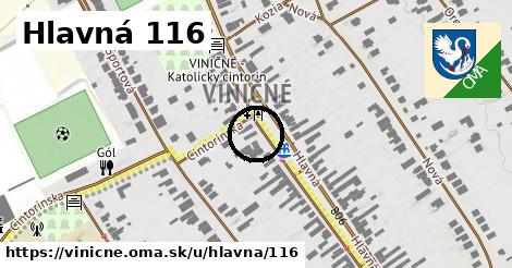 Hlavná 116, Viničné