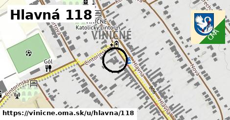 Hlavná 118, Viničné