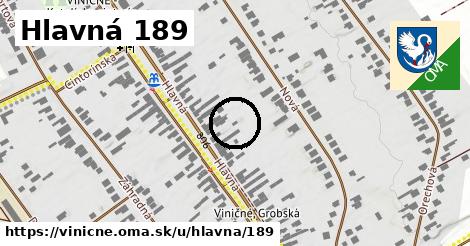 Hlavná 189, Viničné