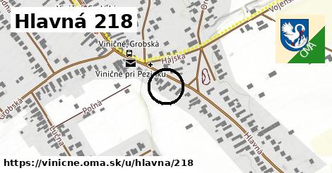 Hlavná 218, Viničné