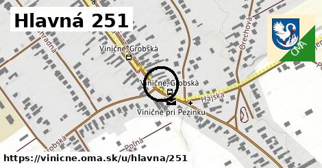 Hlavná 251, Viničné