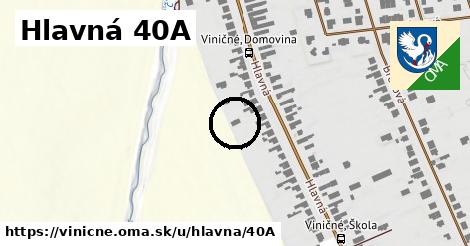 Hlavná 40A, Viničné