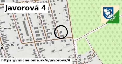 Javorová 4, Viničné