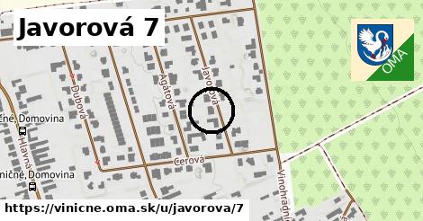 Javorová 7, Viničné