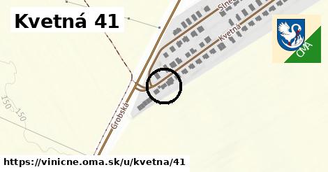 Kvetná 41, Viničné