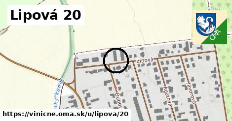 Lipová 20, Viničné