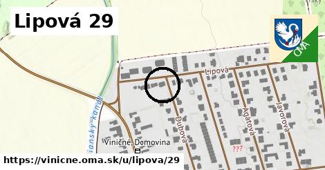 Lipová 29, Viničné