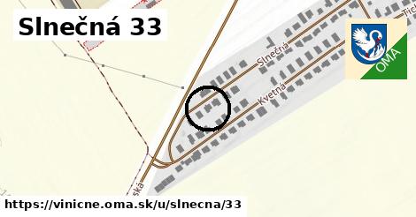 Slnečná 33, Viničné