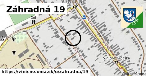 Záhradná 19, Viničné