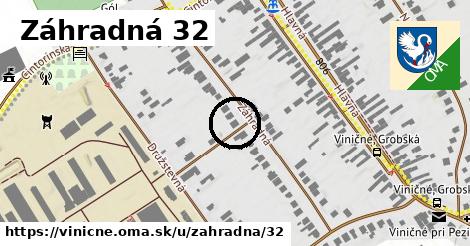 Záhradná 32, Viničné