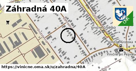 Záhradná 40A, Viničné