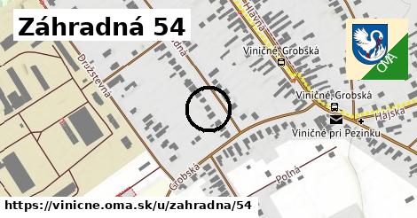 Záhradná 54, Viničné