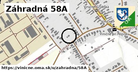 Záhradná 58A, Viničné