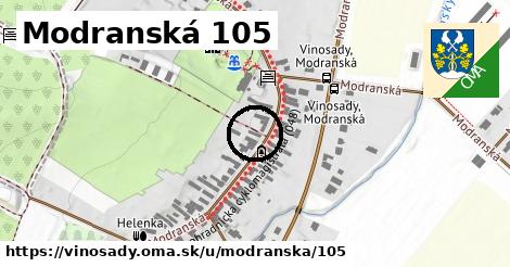 Modranská 105, Vinosady