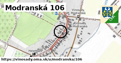 Modranská 106, Vinosady