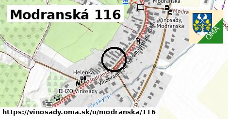 Modranská 116, Vinosady
