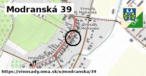 Modranská 39, Vinosady