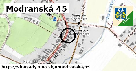 Modranská 45, Vinosady