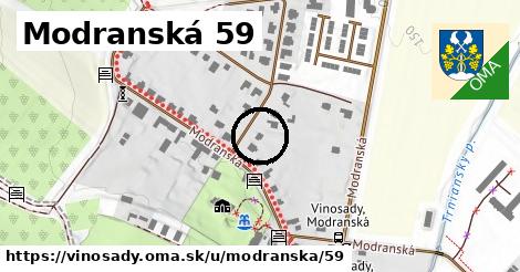 Modranská 59, Vinosady