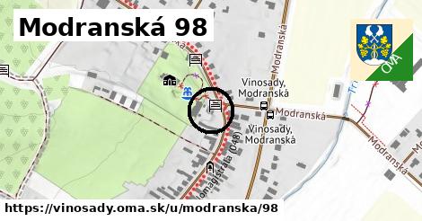 Modranská 98, Vinosady