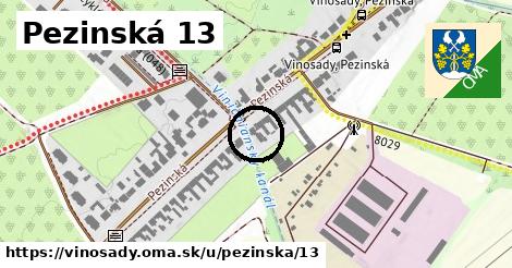 Pezinská 13, Vinosady