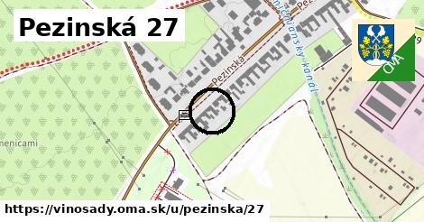 Pezinská 27, Vinosady