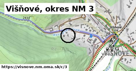 Višňové, okres NM <span class="supisne">3</span>