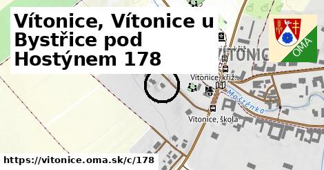 Vítonice, Vítonice u Bystřice pod Hostýnem <span class="supisne">178</span>