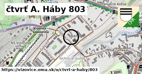 čtvrť A. Háby 803, Vizovice