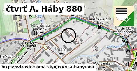 čtvrť A. Háby 880, Vizovice