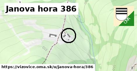 Janova hora 386, Vizovice