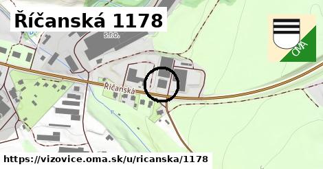 Říčanská 1178, Vizovice