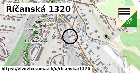 Říčanská 1320, Vizovice