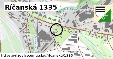 Říčanská 1335, Vizovice