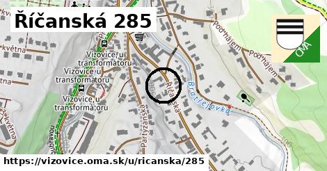 Říčanská 285, Vizovice