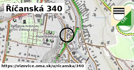 Říčanská 340, Vizovice