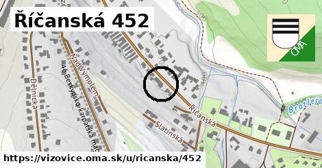 Říčanská 452, Vizovice