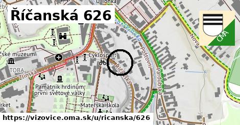 Říčanská 626, Vizovice