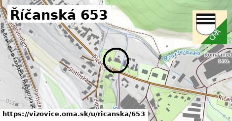 Říčanská 653, Vizovice