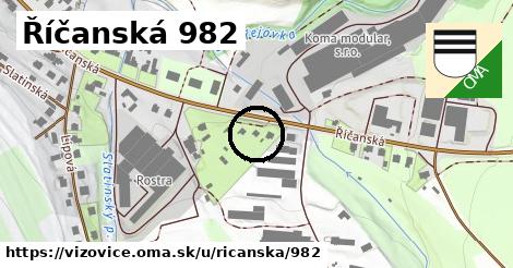 Říčanská 982, Vizovice